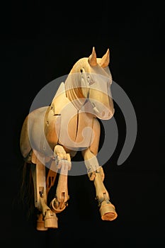 Horse mannequin gallop