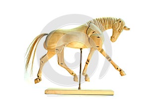 Horse mannequin trot