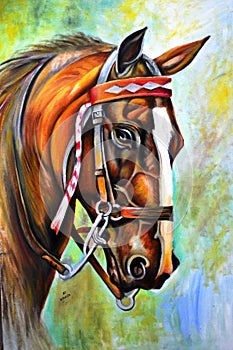 Horse painting origional high quality