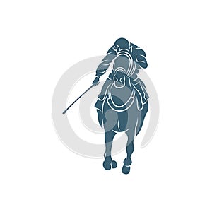 Horse racing design vector illustration, Creative Horse race logo design concepts template, icon symbol