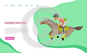 Horse Racing Equestrian Hobby, Equine Sports Web