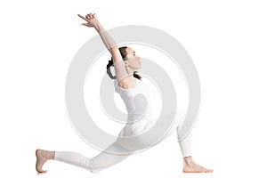 Horse rider yoga pose