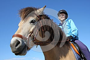 Horse riding 2 photo