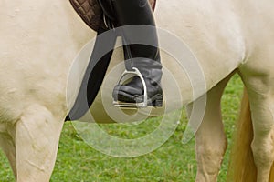 Horse Riding Boots and Stirrups photo