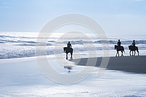 Horse riding tour kuta beach bali indonesia photo