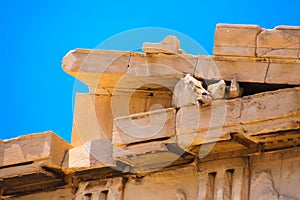 Horse Sculpture in Parthenon, Athens, Greece
