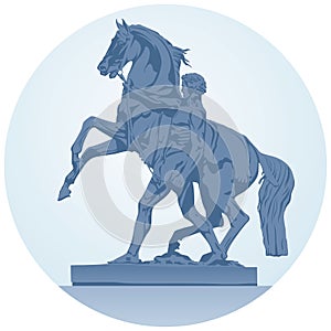Horse sculpture from st. Petersburg