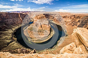 Horse Shoe Bend on the colorado river