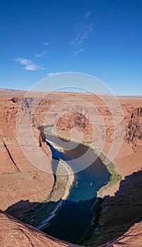 Horse shoe bend on Colorado river, Arizona, United States of America