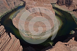 Horse Shoe Bend. Colorado River. Geology.