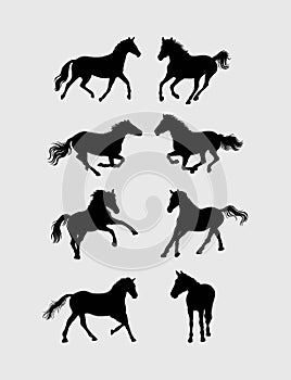 Horse Silhouettes