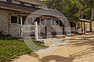 Horse stables at the Leo Carrillo