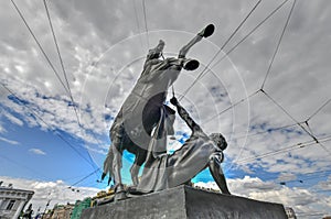 Horse Tamer - Anichkov Bridge - Saint Petersburg, Russia