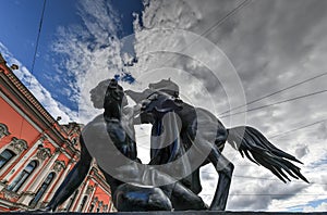 Horse Tamer - Anichkov Bridge - Saint Petersburg, Russia