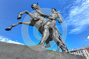 Horse Tamer - Anichkov Bridge - Saint Petersburg, Russia