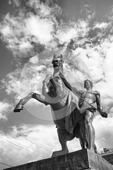 Horse tamers on Anichkov Bridge