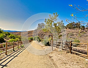 Horse trail fence Moorpark California