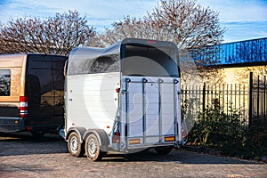 Horse transportation van , equestrian sport