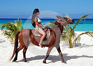 Horseback In Cozumel photo