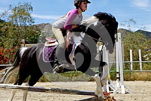 Horseback Rider Jumping