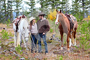 Horseback riding photo