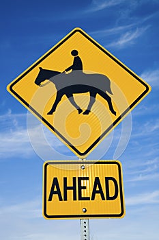Horseback Riding sign