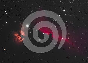 Horsehead and Flame Nebula