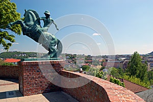 Horseman above Budapest