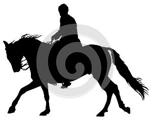 Horseman rides five