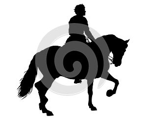 Horseman rides seven