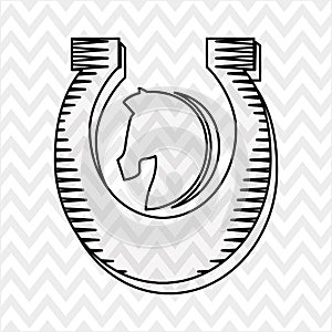 horsemanship icon design