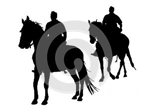 Horsemen Silhouette