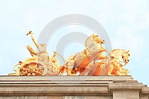 Horses of Cascada Monumental in Barcelona