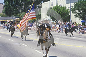 Horses in July 4th Parade, Pacific Palisades, California