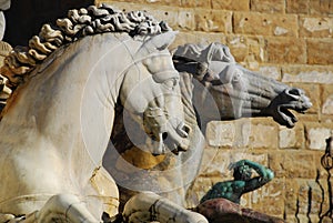 Horses from Neptune Statue, Florence 1