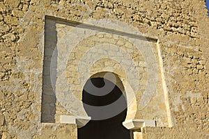 Horseshoe arch. Medina Azahara. Cordoba, Andalusia, Spain