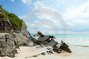 Horseshoe Bay Beach in Bermuda