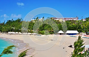 Horseshoe Bay beach in Bermuda