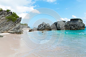 Horseshoe Bay Beach in Bermuda