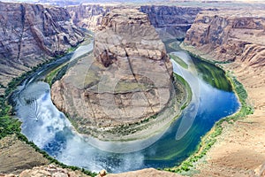 Horseshoe bend at Antelope National park