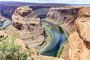 Horseshoe bend at Antelope National park