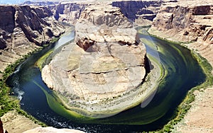 Horseshoe Bend called Curva de la Herradura in the state of Arizona, USA photo