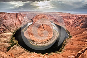 Horseshoe Bend in the colorado river