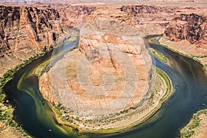 Horseshoe Bend of Colorado river in Arizona