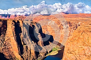 Horseshoe Bend of the Colorado River in Arizona, the USA