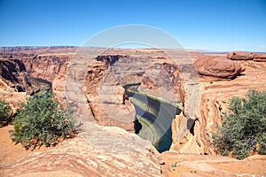 Horseshoe bend, Colorado river, Page, Arizona