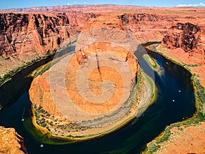 Horseshoe Bend, meander of the Colorado River near Page, Arizona, USA