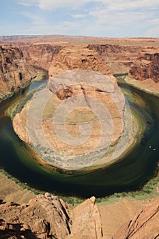 Horseshoe Bend near Page in Arizona