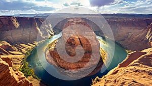 Horseshoe Bend in Page, Arizona