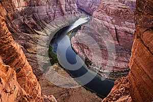 Horseshoe Bend, Page, Arizona. Horse Shoe Bend on Colorado River, Grand Canyon.